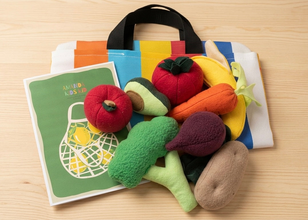 SET DE FRUTAS Y VERDURAS 🍅🍌🍊🍋🥑🍑🍓